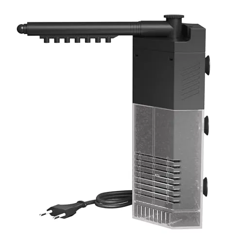 SunSun JP-092 Innenfilter Aquarium mit Pumpe 250 l/h 3W Eckfilter S für kleines Aquarium bis 40 L