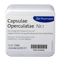 CAPSULAE OPERCULATAE Kapseln Nr.1 0,5, 100 St