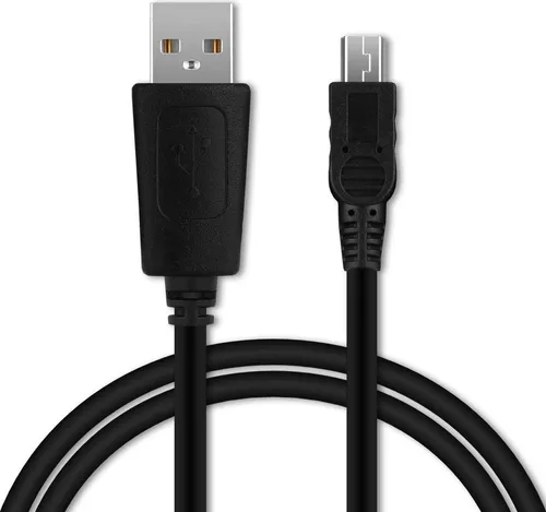 CELLONIC IFC-200U IFC-400PCU IFC-500U USB Kabel kompatibel mit Canon EOS 4000D 2000D 200D 80D 6D Mark II 5D Mark III EOS M10 Kamera Ladekabel Mini USB auf USB A 2.0 Datenkabel 1A 1m schwarz PVC
