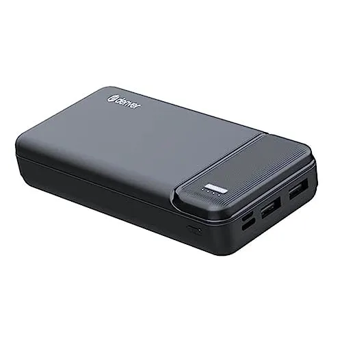 PBS-20007 Power Bank - 20000 mAh, 10 Watt - Powerbank mit 20000 mAh, ideal für unterwegs, bietet 2 USB-Ausgänge für gleichzeitiges Laden mehrerer Geräte.