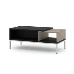 Couchtisch , schwarz , Maße (cm): B: 55 H: 45