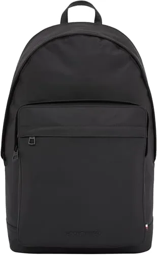 Tommy Hilfiger Herren Rucksack Repreve Backpack Groß, Schwarz - Tagesrucksäcke aus 79% recyceltem Polyester, modern und praktisch für jeden Anlass, ideal als Handgepäck oder für den Alltag.