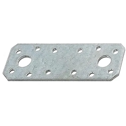 Alberts 330088 Flachverbinder | sendzimirverzinkt | 96 x 35 mm | 25er Set