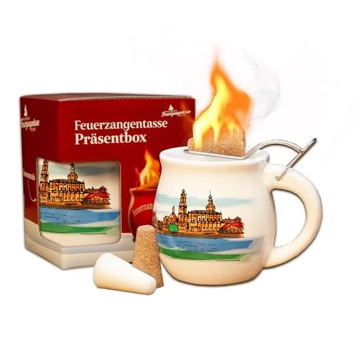 Feuerzangentasse 1er-Set, Weiß/Dresden - für Feuerzangenbowle