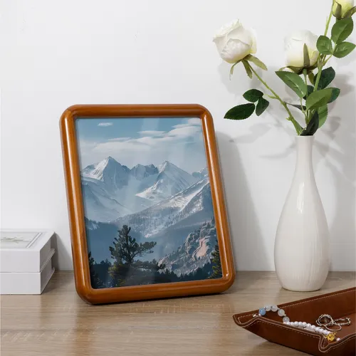 Bilderrahmen 20 x 25 cm aus Holz - Vintage Holzrahmen Kiefer - Holzbilderrahmen