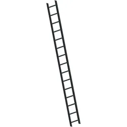 Layher 1051 Dachleiter anthrazitgrau 15 Sprossen von Layher