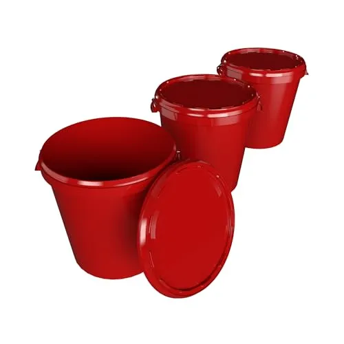 Eimer mit Deckel 30 Liter - Lebensmittelecht und Luftdicht - Aufbewahrungsbehälter mit Deckel, ideal für Lebensmittel und Flüssigkeiten, stabil und luftdicht, gefertigt in Deutschland für maximale Frische und Qualität.