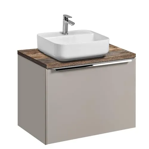 Lomadox Badmöbel Waschtisch-Unterschrank Set 60cm