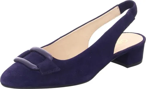 Gabor Slingpumps - Eleganter Komfort - Slingpumps in Größe 40 mit 3 cm Absatzhöhe aus hochwertigem Wildleder und echtem Leder innen. Ideal für stilvolle Anlässe und den Alltag.
