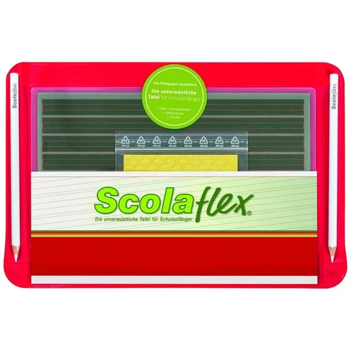 SCOLAFLEX Schülertafel L1A LIN 1 + kariert 7mm, im SET
