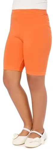 Merry Style Mädchen Kurze Leggings aus Viskose MS10-132 (Orange, 122)