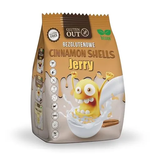 Gluten Out Jerry Cinnamon Shells 375g