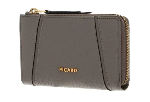 Picard Geldbörse Zip Wallet, aus echtem Rindsleder mit RFID-Blocker Schutz