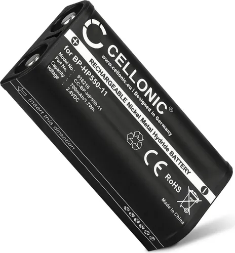 CELLONIC, Akku für Headset kompatibel mit Sony MDR-RF4000, MDR-IF245RK, MDR-RF4000K (700mAh, 2.4V) Ersatzakku BP-HP550-11