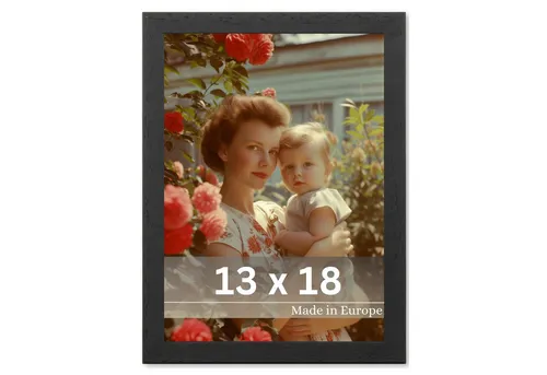Victor (Zenith) Bilderrahmen Nolde, Bilderrahmen Schwarz 13x18 cm, Bilderrahmen Modern, Holzrahmen