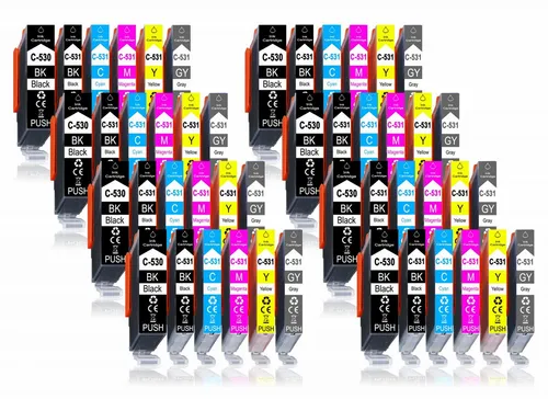 48er Pack Druckerpatronen 530 531 XL für Canon TS8750