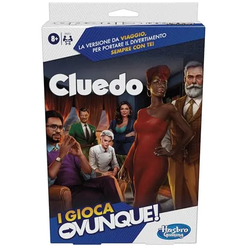 Cluedo I Play überall tragbares Spielzeug für 3-6 Spieler, für Jungen und Mädchen