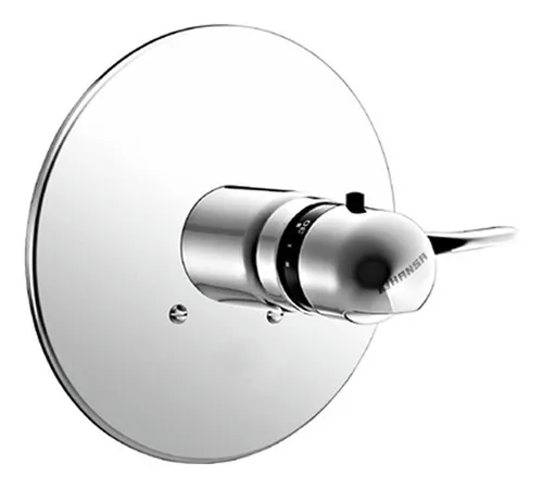 Hansa Hansamix Fertigmontageset Thermostat-Batterie - Armaturen mit integrierter Absperrung, perfekt passend zu Hansavario-Einbaukörper für einfache Installation und optimale Kontrolle.