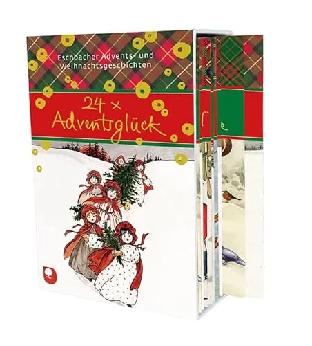 Adventsglück: Eschbacher Advents- und Weihnachtsgeschichten 24 x - Advent & Weihnachten Geschenkbücher mit 24 herzerwärmenden Geschichten für eine besinnliche Adventszeit und festliche Stimmung.