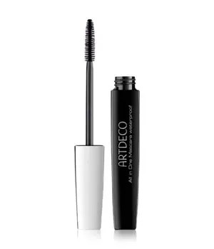 Artdeco All In One Mineral Mascara Waterproof wasserfeste Wimperntusche für verlängerte Wimpern und Volumen Black 10 ml - Schwarz