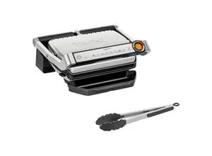 TEFAL GC718D OptiGrill+ Kontaktgrill mit Grillzange