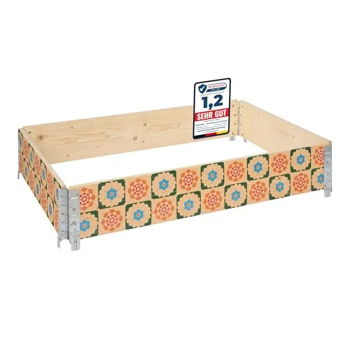 Garronda Hochbeet-Profil Holzaufsatzrahmen 120x80cm