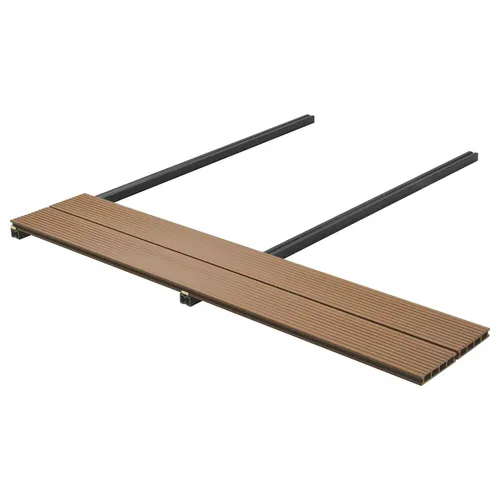 vidaXL 6er Set Teak WPC Terrassendielen - 6 hochwertige Terrassendielen aus Teak-WPC, ideal für moderne Böden. Langlebig und pflegeleicht, perfekt für Ihre Terrasse oder den Garten.
