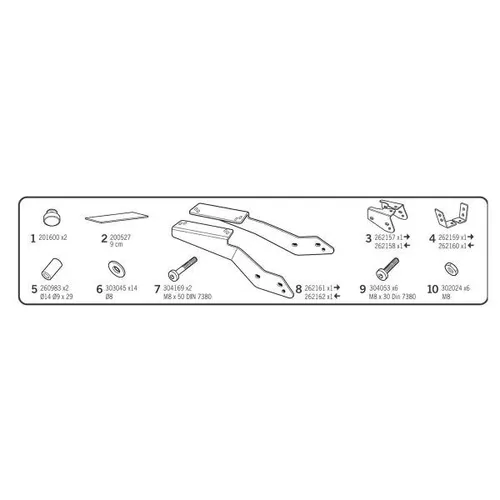SHAD Topcase-Träger für Honda X-ADV
