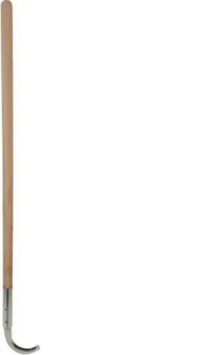 Kerbl Bandagen-Messer 16821 - Fütterungs- & Aufzuchttechnik, mit gebogener Edelstahlklinge für verletzungsfreies Arbeiten und 1 m langem Stiel für sicheres Entfernen von Klauenbandagen.