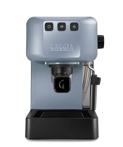 Gaggia EG2109 Grey Manuelle Espressomaschine - Hochwertige manuelle Espressomaschine mit POD-System für cremigen Espresso, automatische Vorbrühung und ergonomischem Filterhalter, 100% made in Italy.