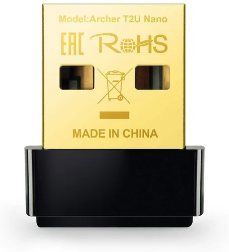 TP-Link Archer T2U Nano AC600 WLAN USB Adapter Dualband Windows Mac OS schwarz