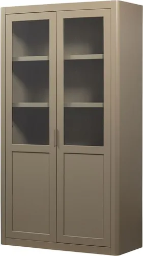 WOOOD Vitrine GUNNAR aus FSC®-zertifizierter Kiefer - Stylische Vitrine mit 4 Böden aus hochwertigem Massivholz. Ideal für dekorative Aufbewahrung, belastbar bis 80 kg. Geölte Oberfläche betont den individuellen Charakter und sorgt für Langlebigkeit.