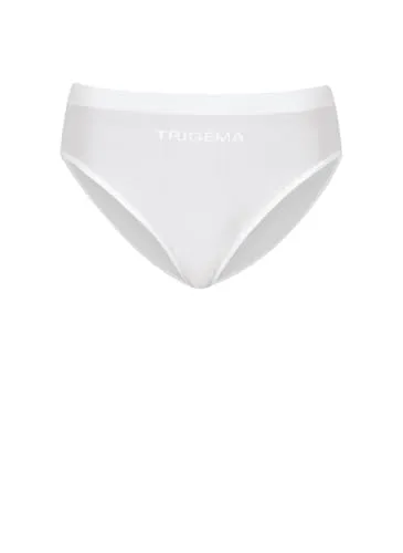 Trigema Damen 512310 Slip, Weiß (Weiss 001), L EU - Funktionsunterwäsche mit körpernahem Schnitt, atmungsaktiv und nahtlos für ein angenehmes Tragegefühl den ganzen Tag.
