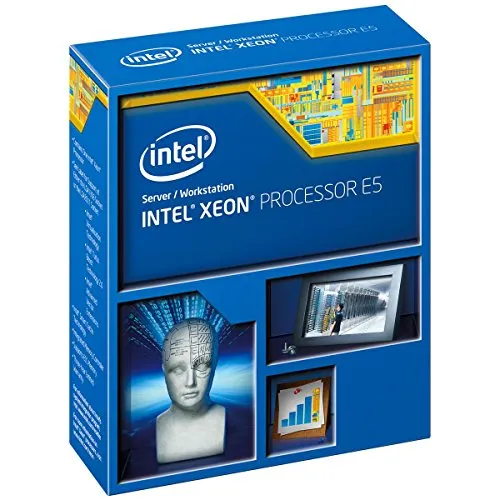 Intel BX80635E52687V2 CPU - Xeon E5-2687v2 3,4GHz - Prozessor für Server mit 8 Kernen und 25MB Cache, ideal für anspruchsvolle Anwendungen und Multitasking.