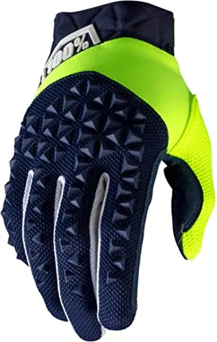 100% Airmatic Handschuhe, blau, Größe S - Motorradhandschuhe mit Multi-Panel-Konstruktion für unübertroffenen Komfort und Vielseitigkeit - ideal für alle Arten von Reiten.