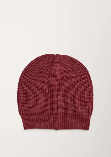 s.Oliver Strickmütze mit funkelnden Applikationen - Stylische Strickmütze mit gehäkeltem Design, hält warm und verleiht jedem Outfit einen besonderen Touch. Ideal für modebewusste Personen!