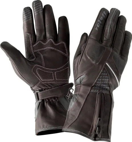 roleff Motorradhandschuhe RO 76 mit Klettverschluss schwarz XS