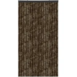 Arsvita Flauschvorhang 80x220 cm Unistreifen braun in braun von Arsvita
