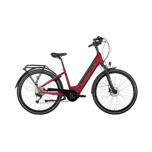 SAXONETTE E-Bike Trekkingrad Deluxe Sport (Wave) mit 9 Gang Shimano