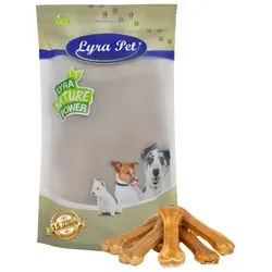 Stk. Lyra Pet® Kauknochen 16 cm - Schmackhafter Snack für Hunde - Hundefutter - Ideal für alle Hunderassen, fördert die Zahngesundheit und befriedigt den Kauinstinkt mit schmackhafter Rinderhaut ohne chemische Zusätze.