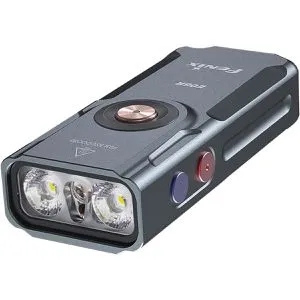 Fenix Taschenlampe E06R - 700 Lumen, aufladbar, wasserdicht - Taschenlampe mit 700 Lumen, UV-Licht und rotem Laserpointer. Kompakt, wasserdicht nach IP66, ideal für Outdoor-Aktivitäten. Lange Leuchtdauer und USB-C Aufladung.