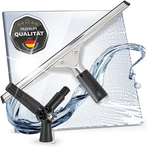toolmacher Fensterabzieher und Duschabzieher 35cm [STREIFENFREIES Glas]