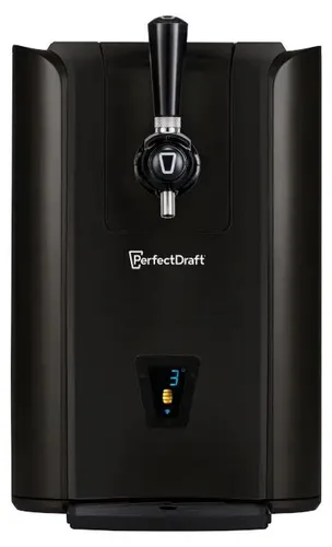 Perfect Draft Pro Bierzapfanlage schwarz für 6 l Party Fässer