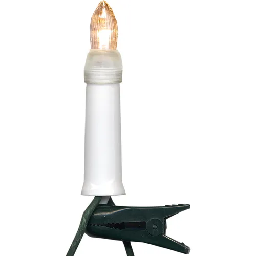 Best Season Kerzenkette outdoor, 16teilig klare Birnchen in grün von Star Trading