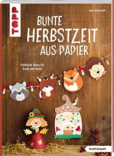 Bunte Herbstzeit aus Papier: Fröhliche Deko für Groß und Klein - Origami Deko für den Herbst, ideal für kreative Bastelstunden mit der ganzen Familie und sorgt für eine gemütliche Atmosphäre.