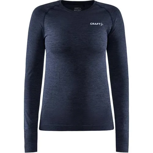 Craft Funktionsunterhemd CORE DRY ACTIVE COMFORT LS W BLAZE XL - Funktionsunterwäsche für Damen, atmungsaktiv und schnelltrocknend – perfekt für sportliche Aktivitäten in der kalten Jahreszeit.