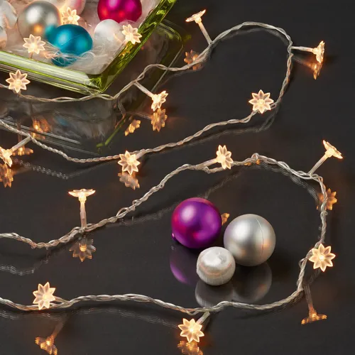 60-tlg. Micro-Lichterkette Eisblumen