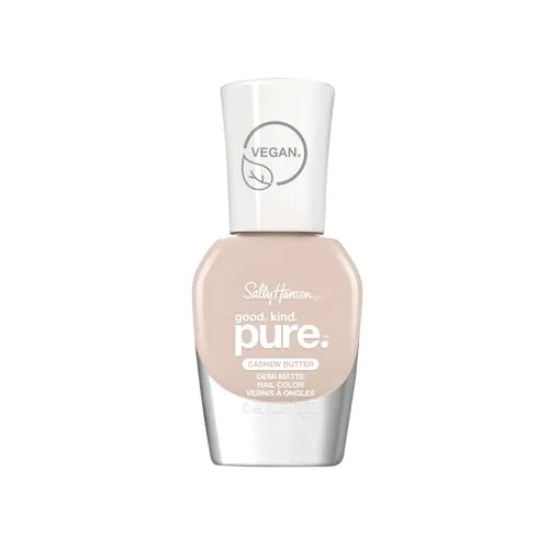 Sally Hansen Good.Kind.Pure Semimatt Nagellack Nº 030 - Cashew Butter [10 ml] - Nagellacke & Speziallacke, vegan und frei von schädlichen Chemikalien für gesund aussehende Nägel.