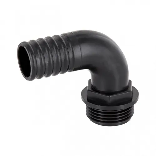 PP Schlauchtülle Winkel 90° Bogen Schlauch Tülle Außengewinde x Tülle