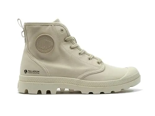 Palladium PAMPA HI ZIP ORGANIC Turnschuhe in Beige, Größe 43 - Sneaker aus 100% organischen Materialien, stylisch und nachhaltig – ideal für umweltbewusste Modebewusste.